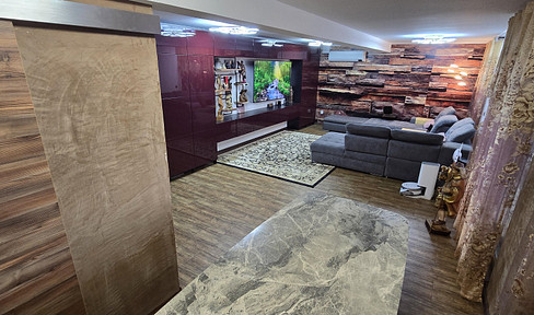 Commercial building - the dream of every small business owner: working and living in the same place