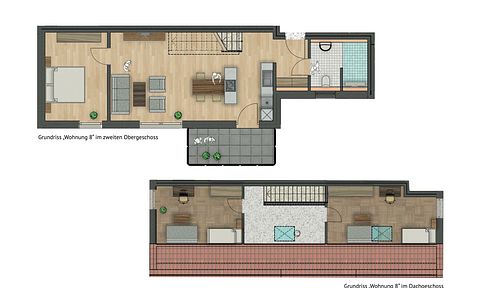 Living in the heart of Drensteinfurt, modern condominiums, new build