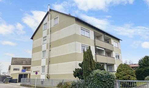3-Zimmer-DG-Wohnung mit Einzelgarage in Gersthofen - zentral & ruhige Lage