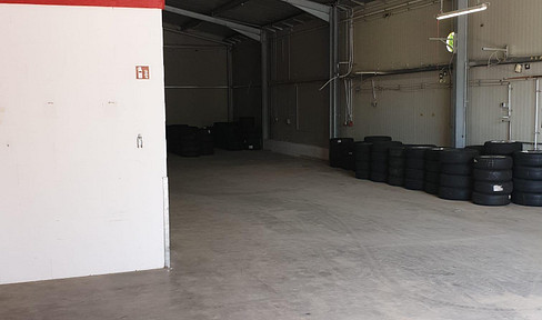 Attractive production/warehouse hall with office space for rent