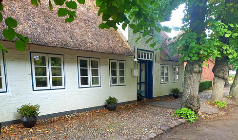 Historisches, reetgedecktes Friesenhaus in Nieblum auf Föhr