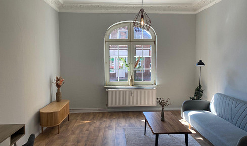 Furnished central apartment for 2 people after thorough renovation with old building charm