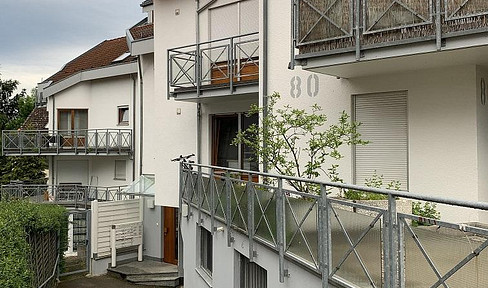 Modern, furnished 1-room apartment with south-west facing balcony