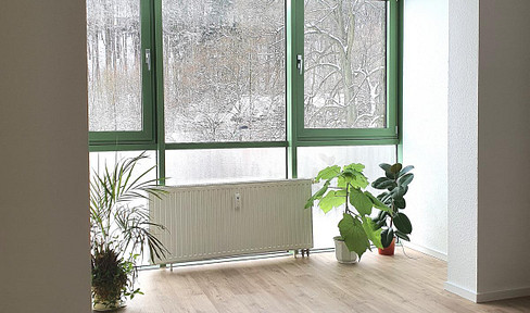 FIRST OCCUPANCY after RENOVATION -TOP 2-room apartment with LIFT-access barrier-free-south-facing balcony/loggia