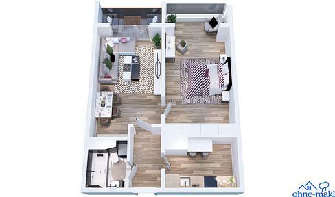 FIRST OCCUPANCY after renovation -- senior-friendly apartment with LIFT access barrier-free south-facing balcony/loggia