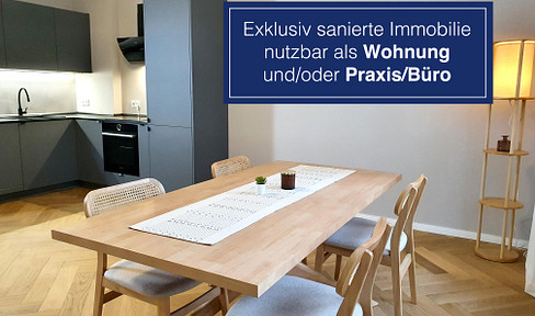 Exclusively renovated old building jewel in prime location near Savignyplatz & Ku'damm with practice/office option