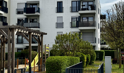 RESERVIERT /// Hochwertige barrierefreie 2-Zimmer-Wohnung mit Balkon und EBK in Schwabmünchen