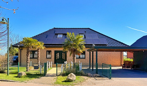 Unobstructed view, spacious plot, sustainable furnishings in a prime location on Ummanz