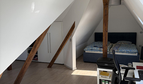 Moderne Wohnung im Maisonettestil | Geringer Energieverbrauch | 2 Badezimmer | Gartenanteil