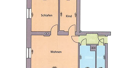 Helle, gemütliche und freundliche 3-Zimmer-Wohnung in zentraler Lage im Hansaviertel