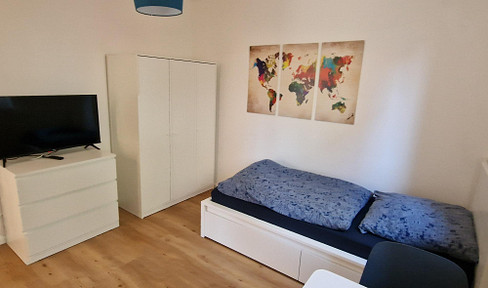 Furnished 1-room granny apartment in Nieder-Erlenbach for commuters / weekend residents