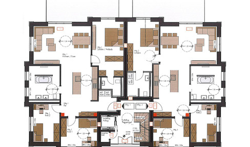 4 room first floor apartment in the villa quarter *first occupancy*
