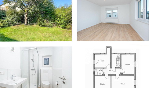 Modern 3-suite ground floor apartment with garden