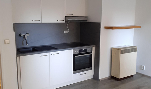 Cozy 1-room apartment in the south of Nuremberg with a beautiful fitted kitchen