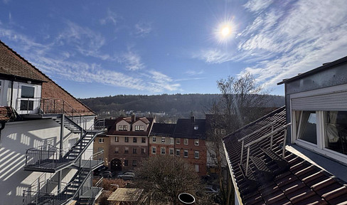 Charming 2-room maisonette apartment with beautiful distant views in Pforzheim-Eutingen