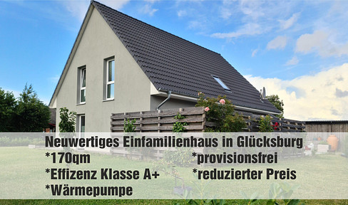 As-new EFH in Glücksburg *Energy-efficient *Family-friendly *Commission-free