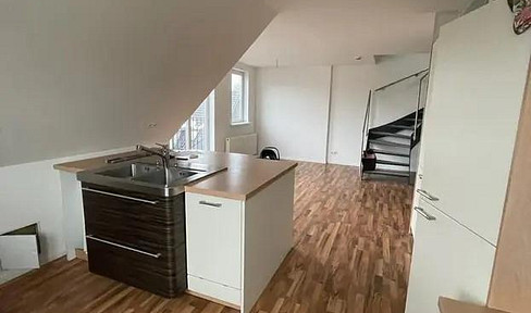 Refurbished 2-room maisonette apartment