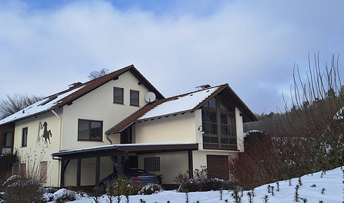 Well-kept, dreamlike country house on the edge of the forest