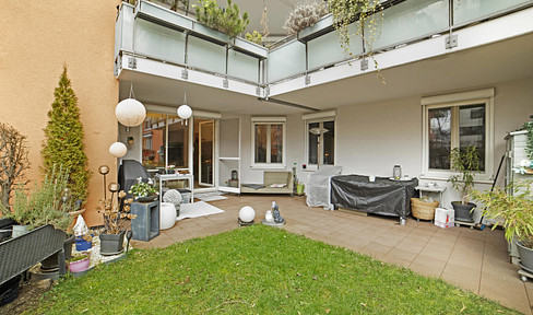 120 m² garden apartment in Schwabing-West