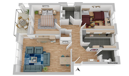 Beautiful 3-room apartment in a quiet residential area