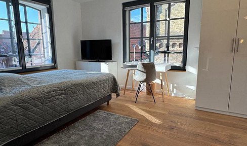 Serviced-Apartment-Businessapartment-Berufspendler: All-In je 25qm (+ 55qm Co-Livingbereich)