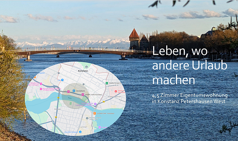 Stilvolle 4,5-Zimmer-Wohnung in Konstanz, Petershausen West!