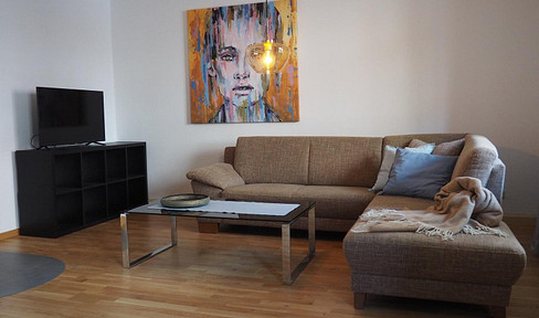 Centrally located 2-room apartment in Augsburg, Beethovenviertel, ideal for Munich commuters