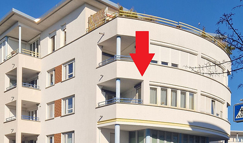 2-room apartment with balcony and underground parking in a central location in Reutlingen/Hohbuch (commission-free)