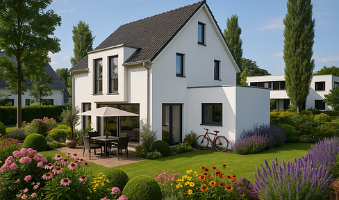 Modern & ready to move into: Semi-detached house in new build, sunny oasis of well-being from the end of 2026!