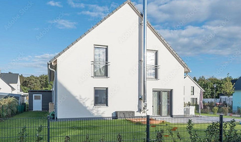 New turnkey solid semi-detached house 2 garages/plot/BG