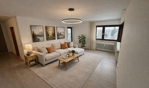 Blick & Lage!! helle - unvermietete 3,5 Zimmerwohnung ca. 88 qm mit Südbalkon