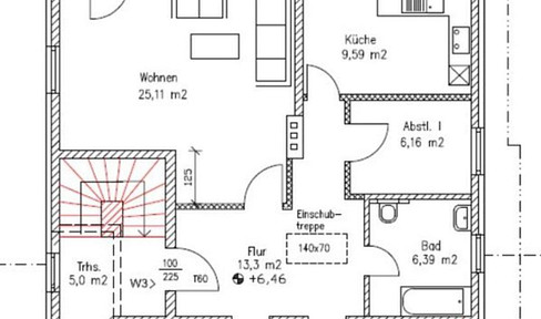 3 Zimmer Wohnung zentral in Bad Oldesloe