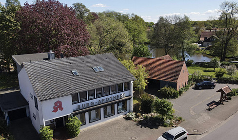 Wohn- und Gewerbeimmobilie mit Baugrundstück-direkt am idyllischen Mühlenteich