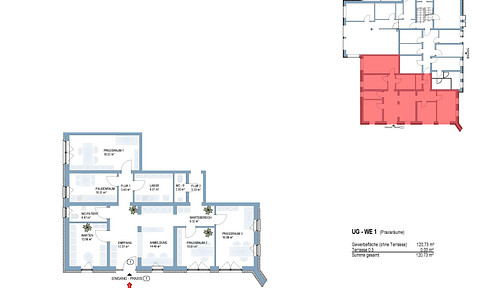 Office or practice space for rent