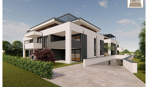 Exklusive Etagenwohnung KFW40 Standard mit unverbaubarem Schlossblick