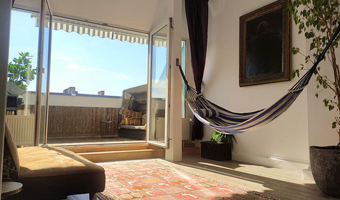 Ready-to-occupy 113 sqm top-floor apartment - flooded with light - in a sought-after neighborhood location - commission-free