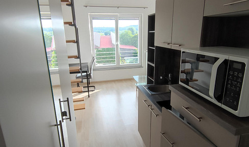 #2.09# Schöne vollmöblierte Galeriewohnung mit EBK. Ab sofort.