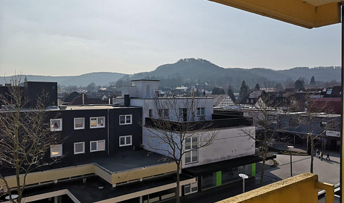 Wohnen in der Fußgängerzone mit Blick auf das Eggegebirge