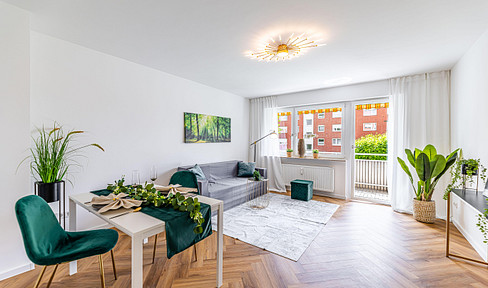 PROVISIONSFREI: Frisch sanierte 3-Zimmer-Wohnung mit Balkon und Garage – sofort bezugsfrei!