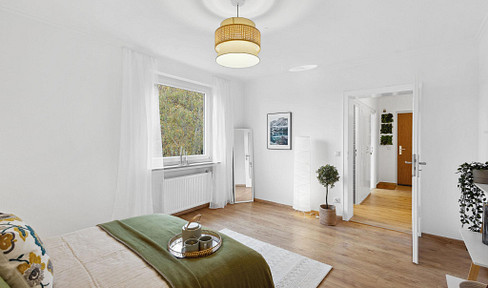 Moderne renovierte lichtdurchflutete Wohnung in toller Lage, bezugsfrei