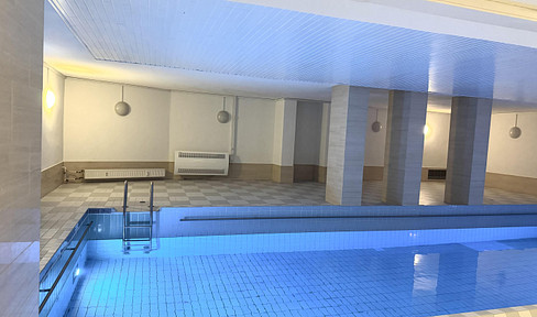 PROVISION-FREE + MODERNIZED + CENTRAL (Schwabing-West) + QUIET (inner courtyard), LOGGIA, FITTED KITCHEN