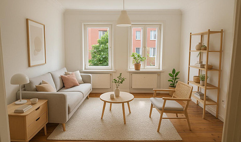 Tasteful 2.5-room apartment in an old building in Hamburg Altona-Altstadt