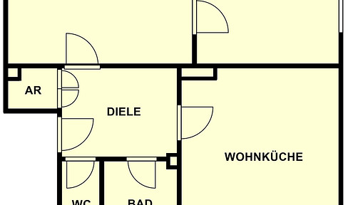 Hell-Geräumig-Zentral: Renovierte 2- Zimmer-Wohnung in Linz