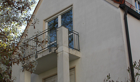 Living on the Kahnfahrt! Augsburg city center - partly furnished