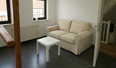 Frisch sanierte 1-Raum-Wohnung mit moderner Ausstattung und kompletter Möblierung