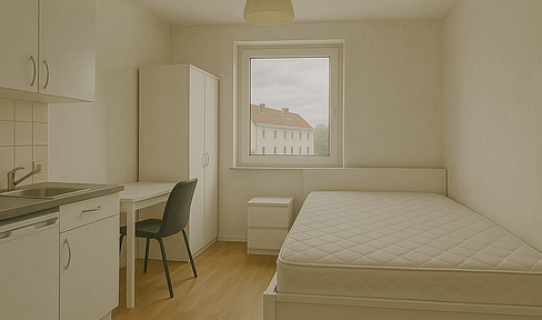Kapitalanlage 6% Mietrendite! Modernisierte Wohnung mit 3 möblierten WG-Zimmern