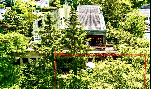 Panoramic view from architectural masterpiece in midcentury modern style in prime location