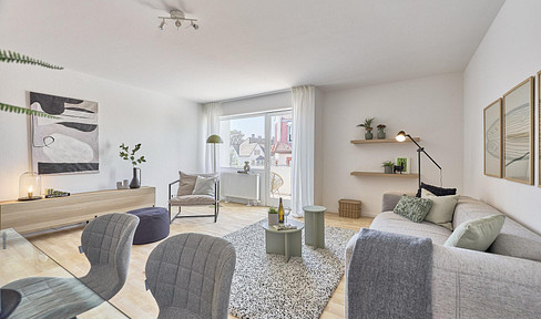 Provisionsfrei von Privat: Sanierte 2-Zimmer-Wohnung mit Balkon und 2 Stellplätzen
