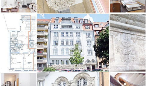 Listed old building apartment in AAA location N-Wöhrd | balcony, elevator, rarity | collector's item