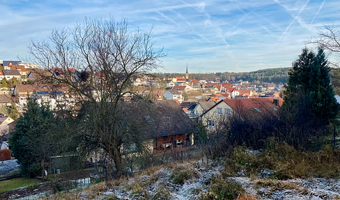 Private sale: Building plot, land for construction, property in Güntersleben, with a beautiful view.